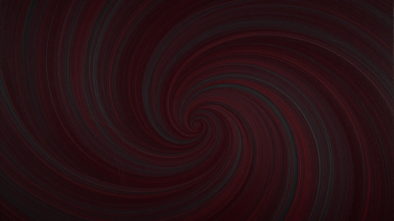 流動的な線と多彩な色彩が複雑に交錯する抽象的キャンバスの画像