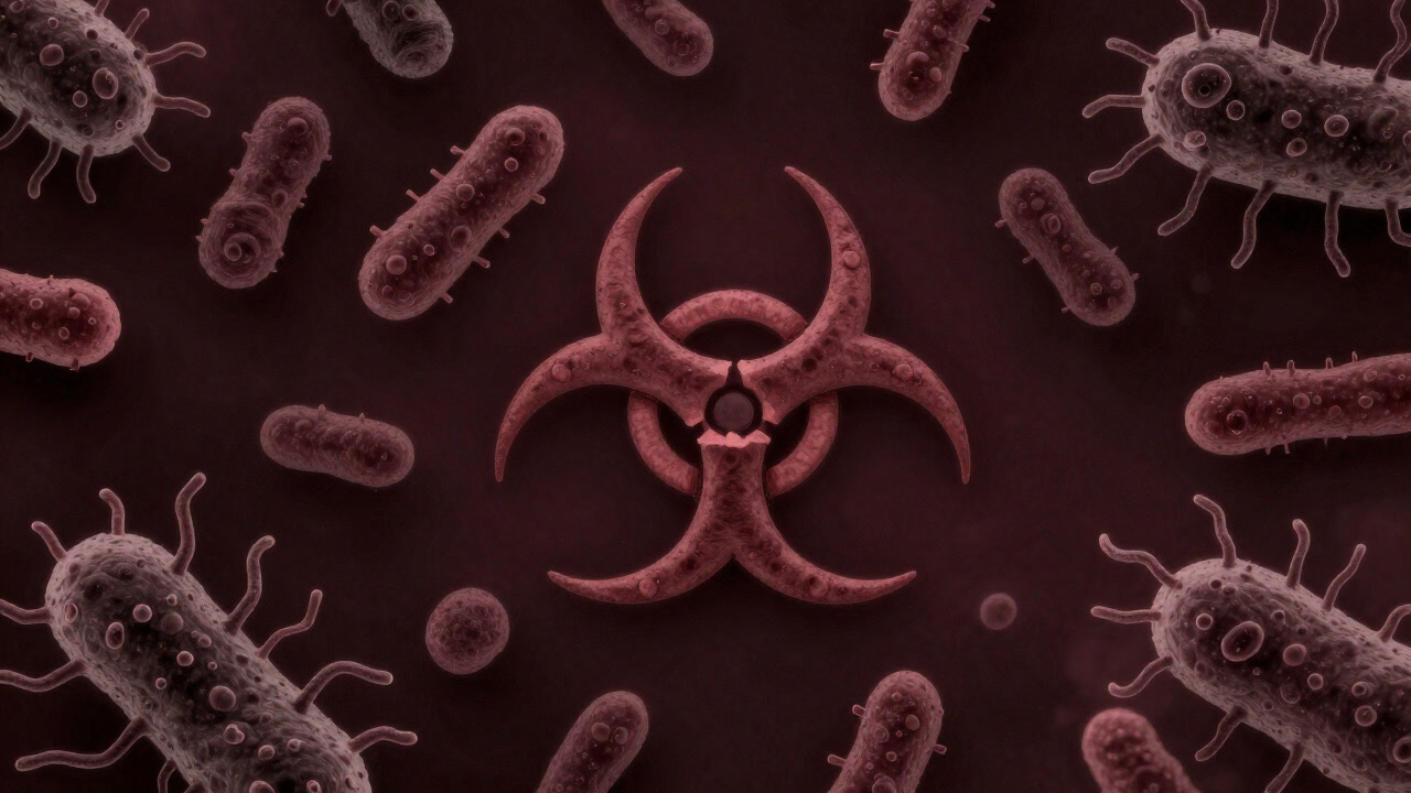 Image of diverse bacteria shapes moving actively under a microscope.