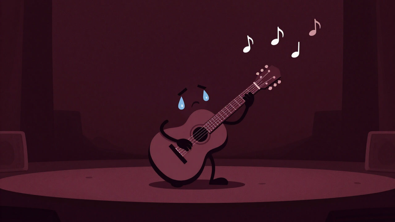 A dimly lit bar at night where the creaking of guitar strings and drops of tears meet. A portrait of blues that commercializes midnight melancholy.