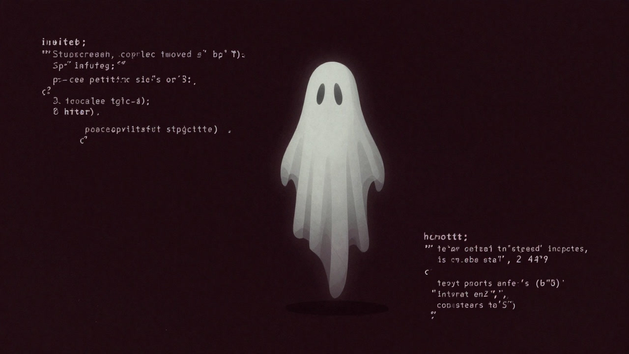 Illustration of a ghost-like function pointer floating in mid-air, waiting to be called back.