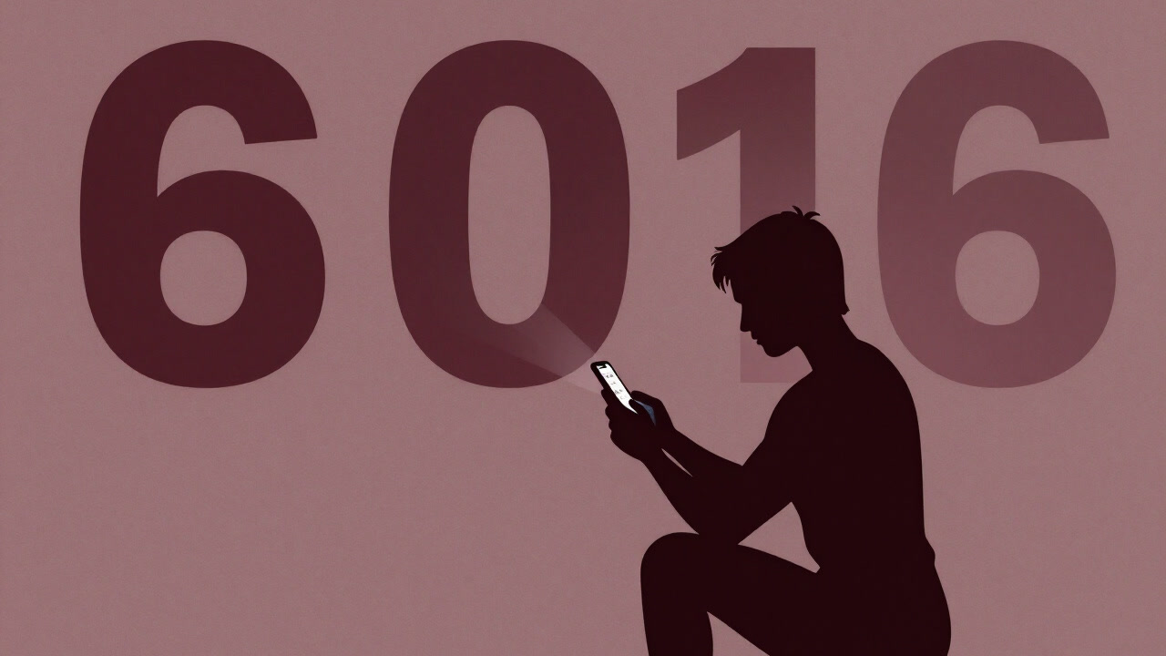 運動中に数字の監視者としてスマホを見つめる人物のシルエットと、背景に巨大なカロリー数字が浮かび上がるイメージ