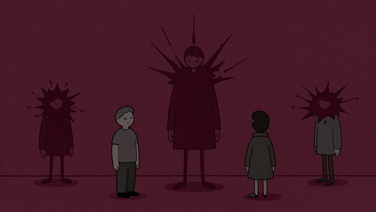 A vibrant cartoon illustration with characters bursting through trembling outlines, about to leap off the screen.