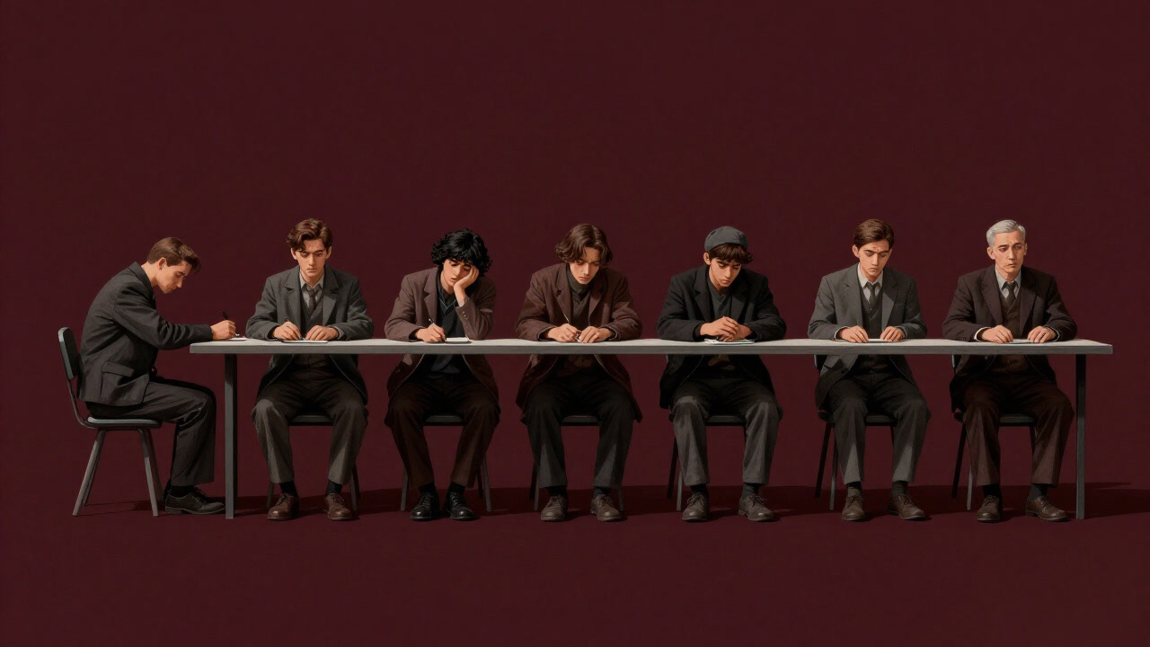 Silhouette of citizens lining up to receive food and supplies