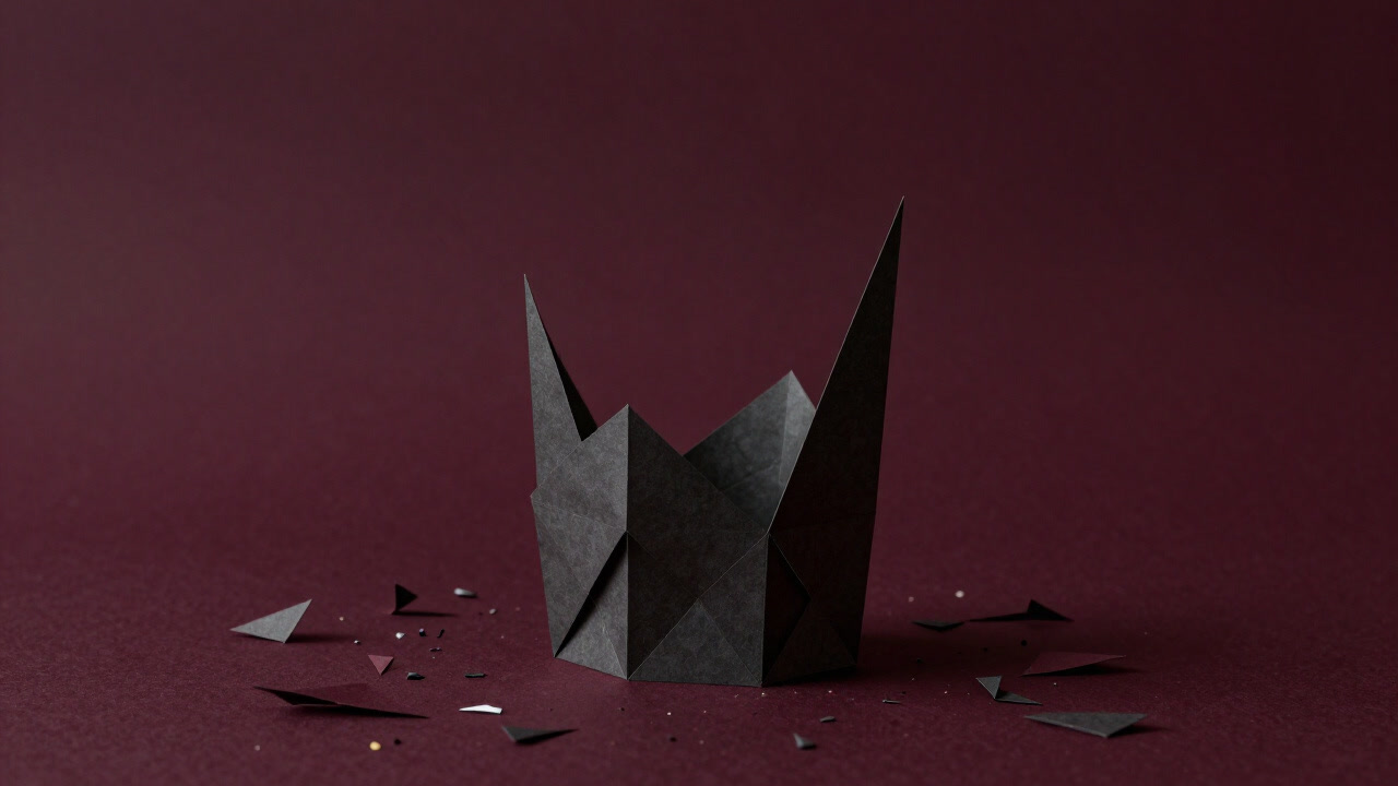 An image of a kirigami piece revealing intricate patterns emerging from a single sheet of paper.