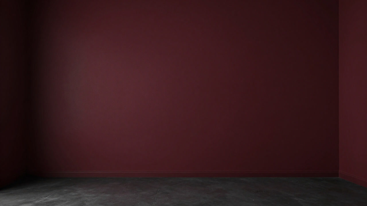 A uniformly painted matte surface on a sterile studio wall