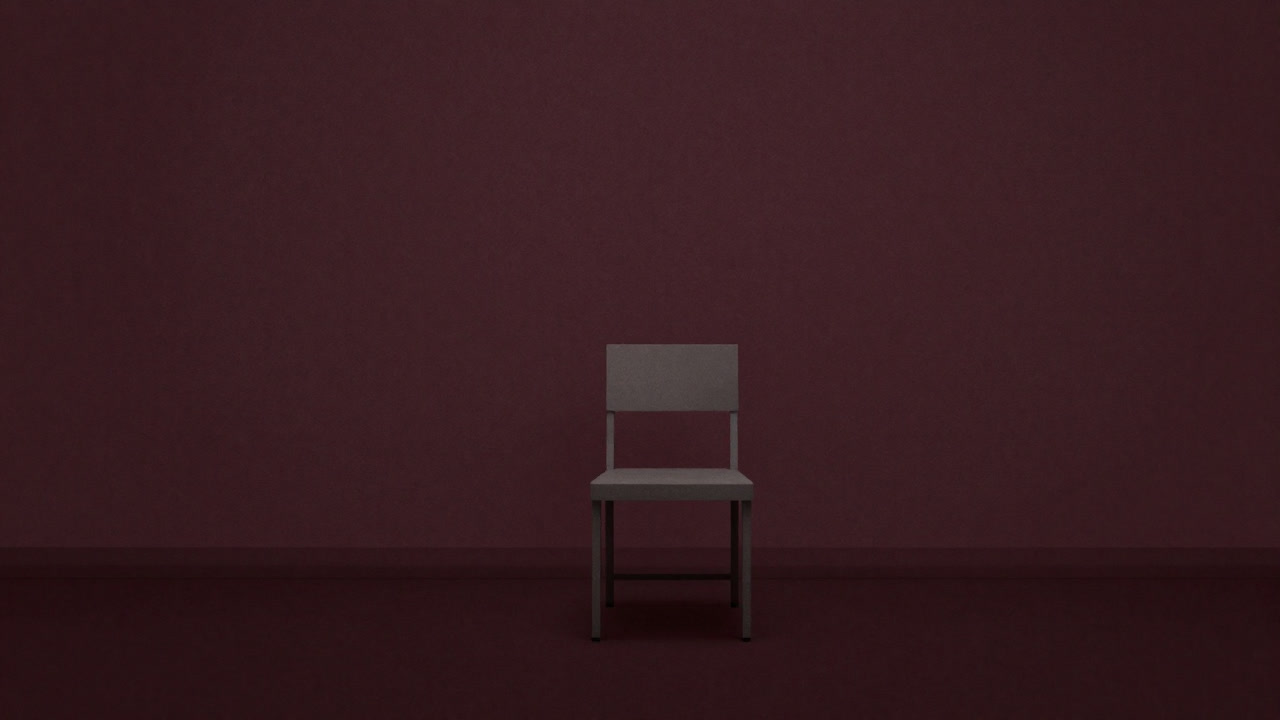 空っぽの部屋に、一脚の椅子だけが佇むミニマリストの聖域の画像