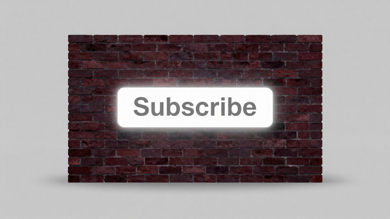 読者の前に立ちはだかるレンガ造りの壁越しに輝く購読ボタンの画像