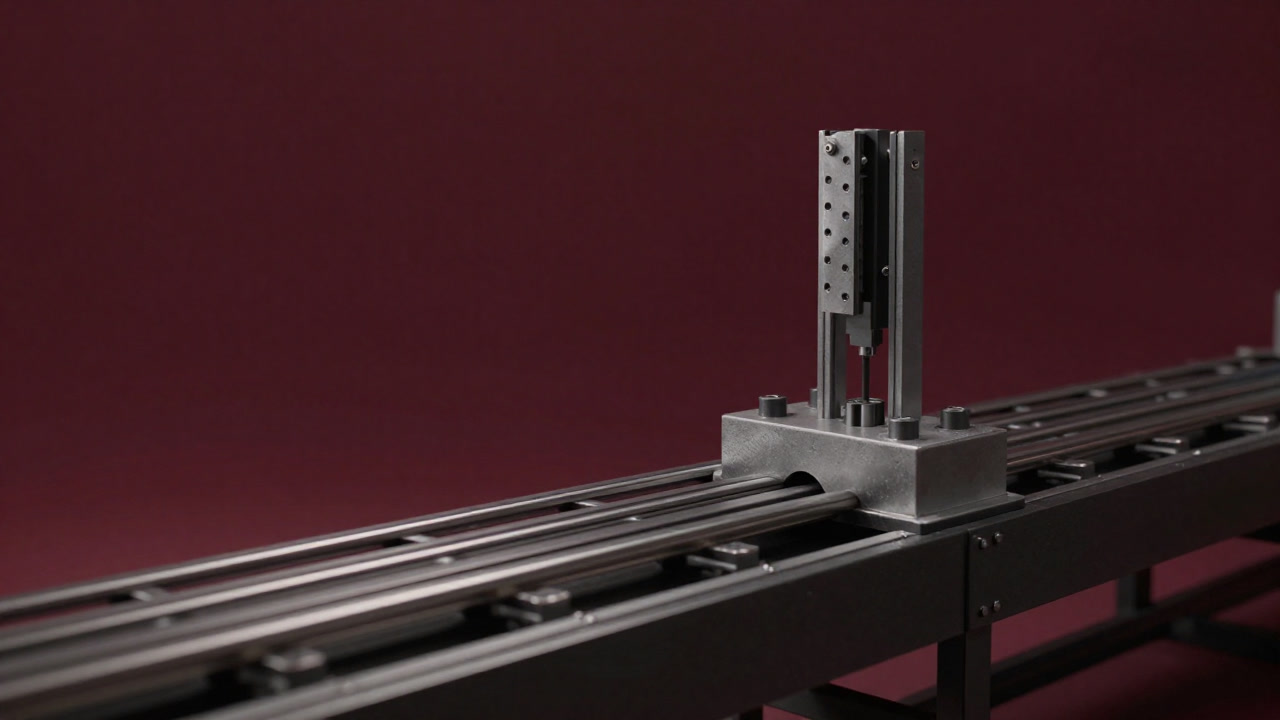 工場のライン上で、部品がひとつの方法でしかはまらないポカヨケ装置の写真