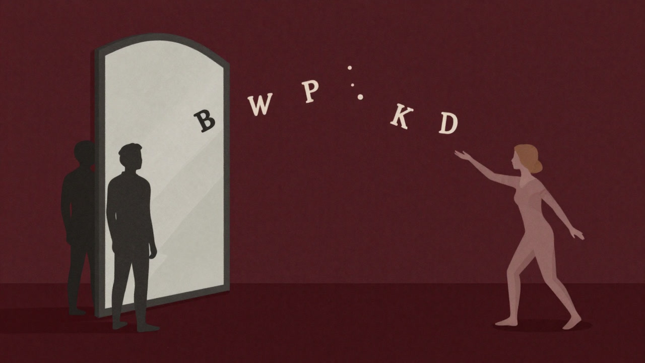 Silhouettes reflecting replies back at each other like a game of catch in front of a mirror