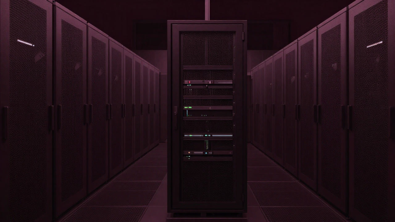 Image of an infinite array of servers replicating like mirrors
