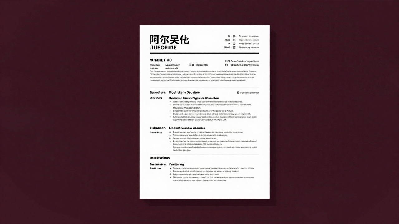 Image of a resume overwhelmed by dense text and checkboxes, as if losing its identity