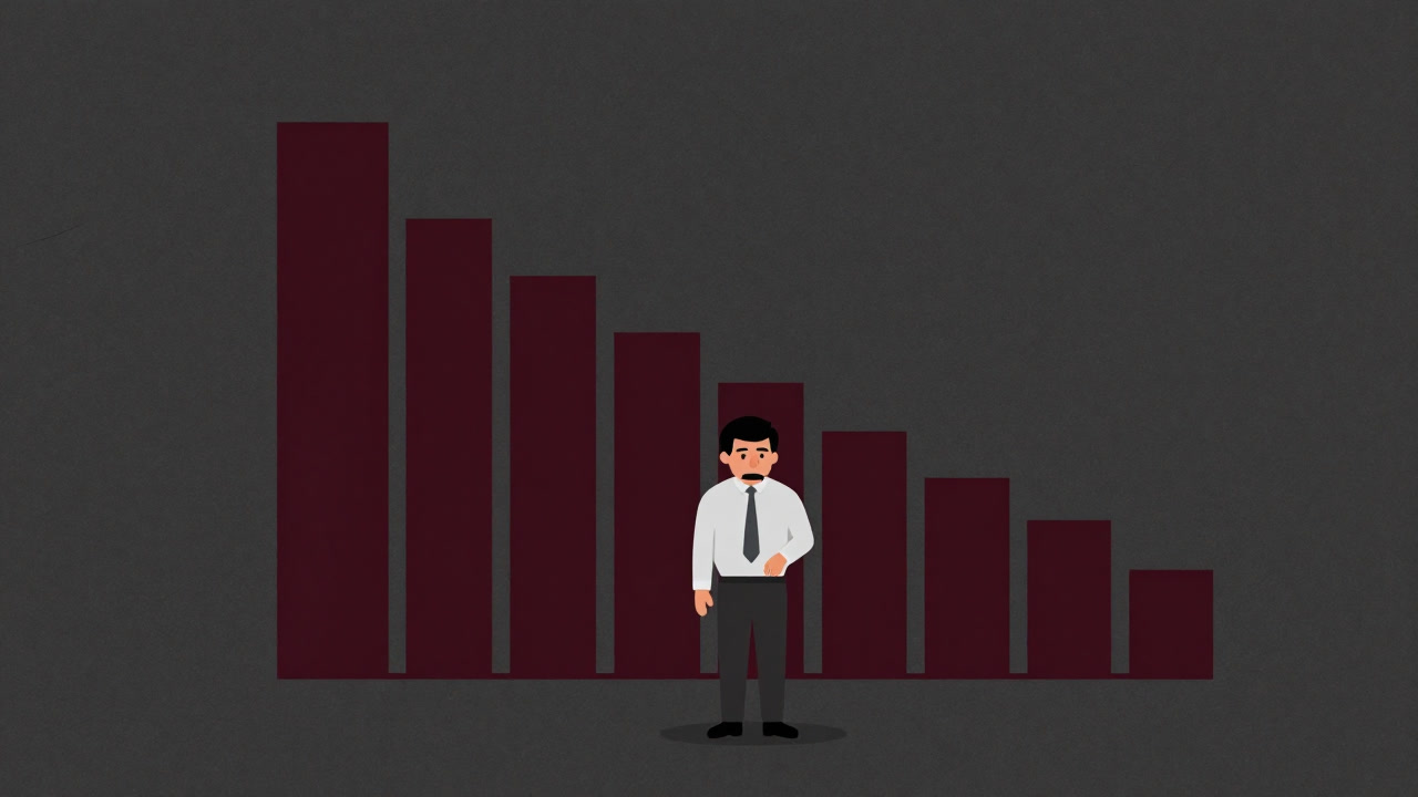 Illustration of a server being crushed by an enormous load graph