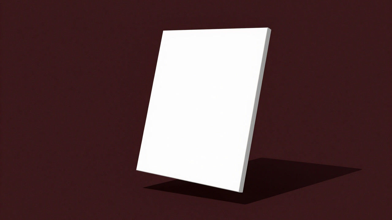 An illustration of a blank white space floating in the center.