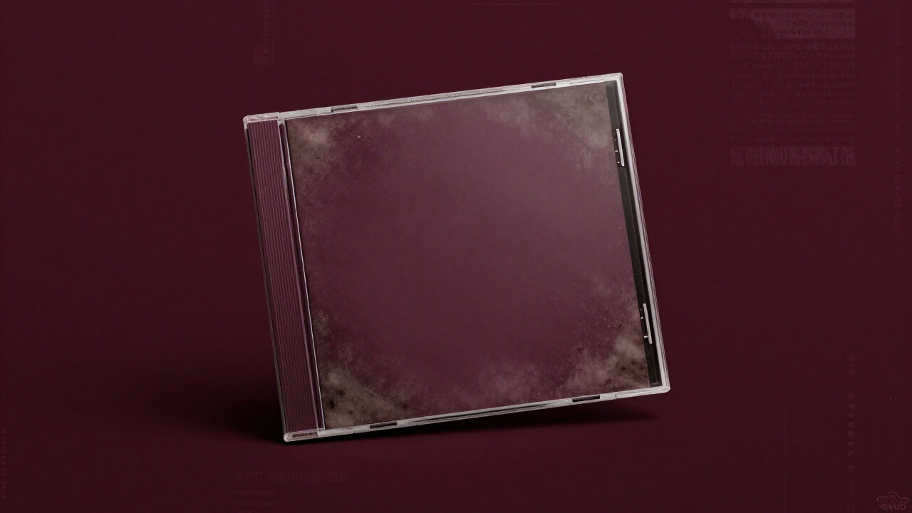 色あせた映画ポスターをバックに、埃まみれのCDケースが虚しく転がるイメージ