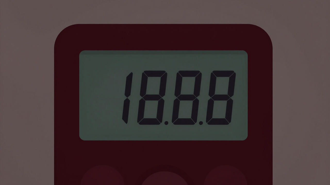 A screen of a pedometer counting relentlessly increasing numbers