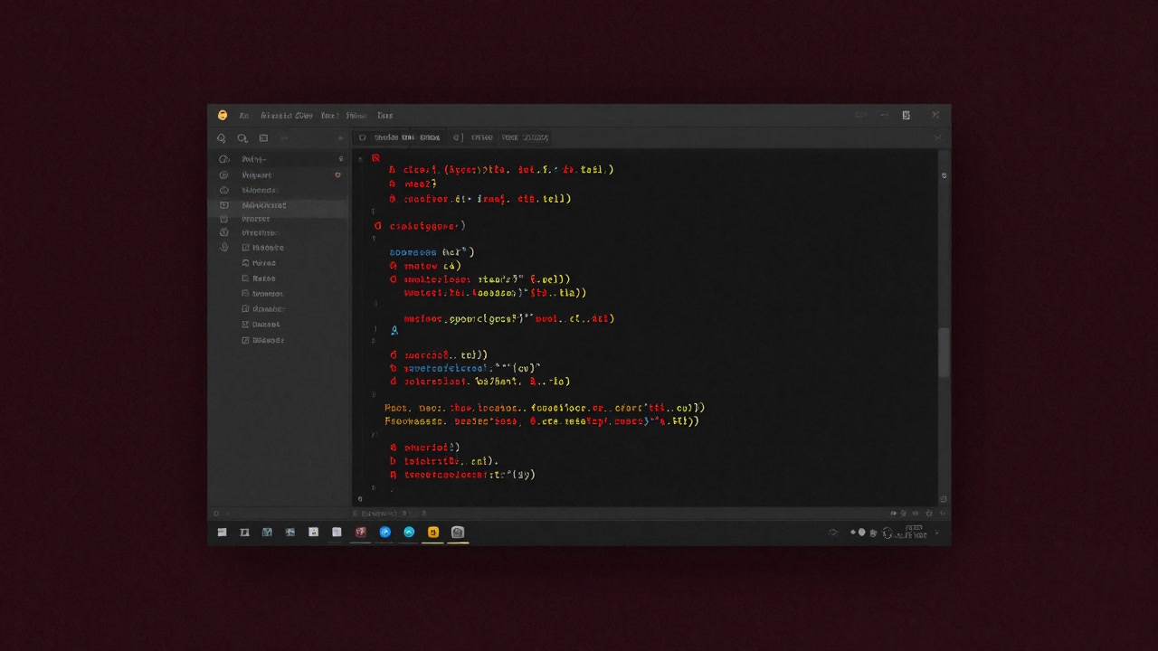 A Visual Studio window filled with mixed errors and warnings, reflecting a developer’s expressionless void of joy or despair