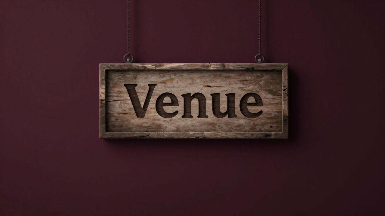 裁判所の壁際にしがみつく"裁判地"と書かれた古びた看板の画像