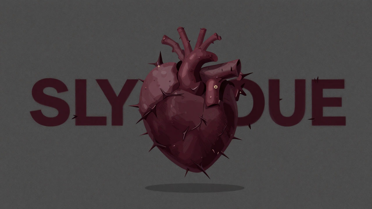 Illustration depicting thorny words flying and piercing people's hearts