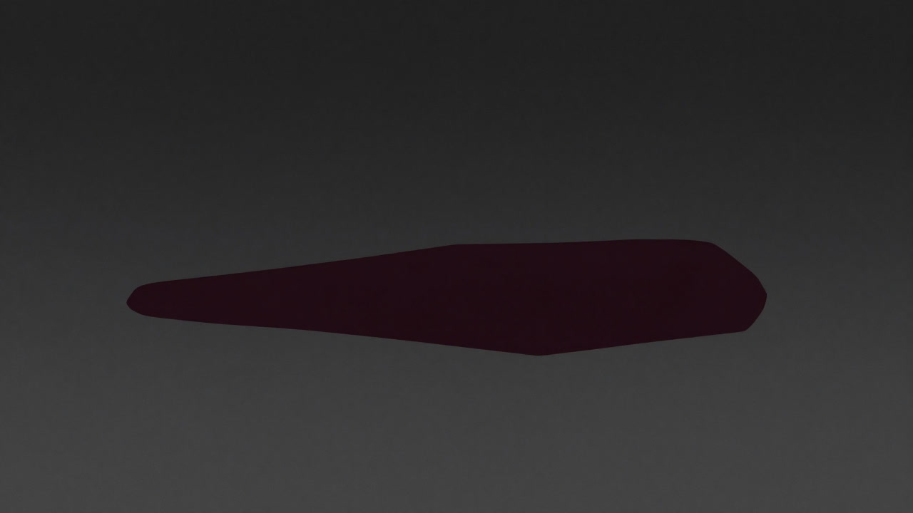 薄暗い背景にくっきりと浮かぶ一片の陰のイラスト